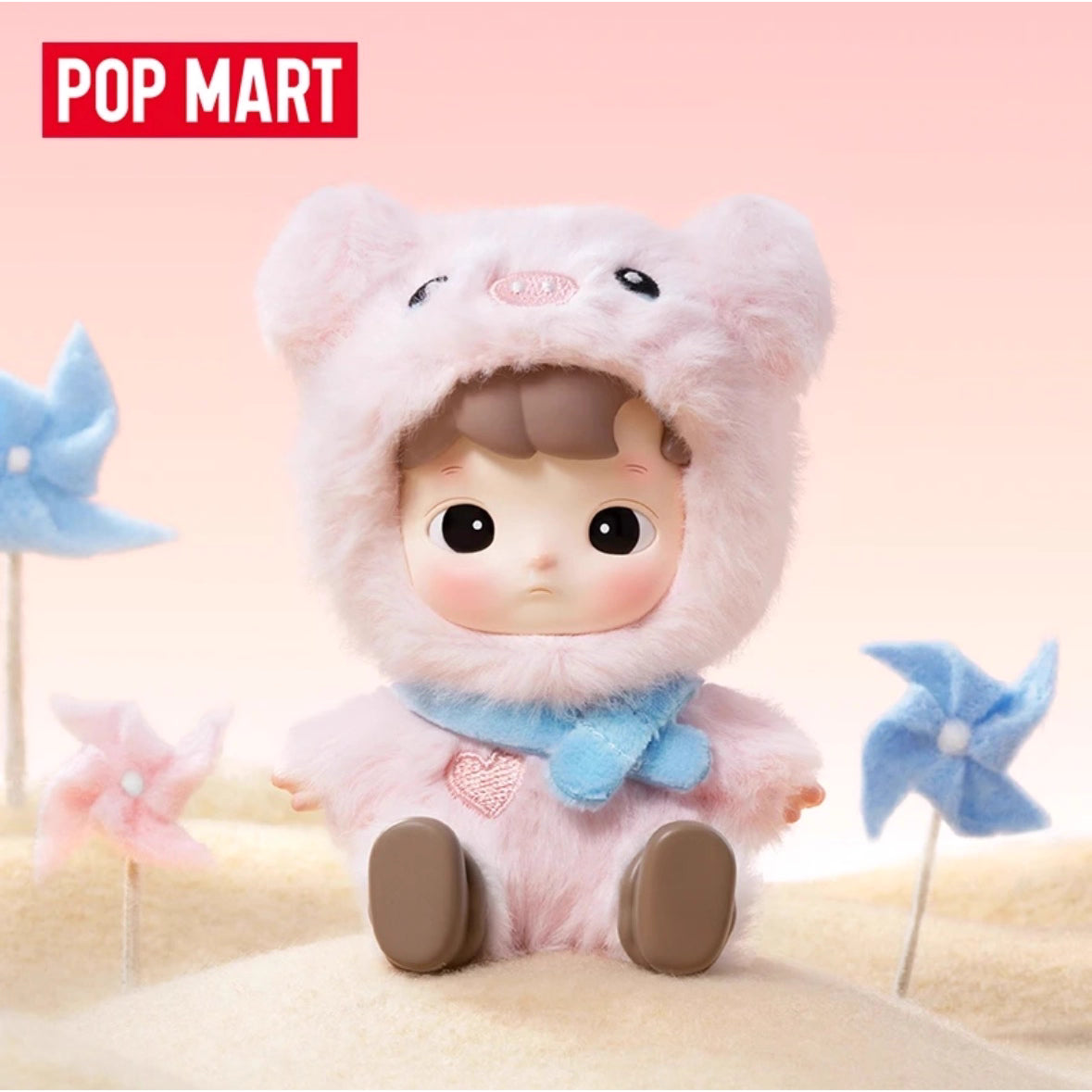 POPMARTHACIPUPU동물 스티커 시리즈 손으로 만든 블라인드 박스